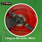 Corta Relva Gasolina Donker’s CR40 132cc - Corta Relva Donker’s CR40 60L