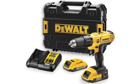 Berbequim Percussão Brushless XR 12V  Li-Ion 2Ah DEWALT DCD706D2 - Berbequim Percussão sem escovas XR 12V Li-Ion 2Ah 