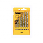 Conjunto 10 Brocas Metal DEWALT DT5921-QZ - Conjunto 10 Brocas Metal DEWALT DT5921-QZ