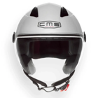 Capacete D-Jet Plain Branco - L - Capacete D-Jet Plain Branco - L