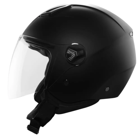 Capacete D-Jet Plain Preto Matt - M - Capacete D-Jet Plain Preto Matt 