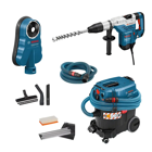 Kit Bosch Martelo GBH 5-40 DCE + Aspirador GAS 35 M AFC + Acessório GDE 68 Professional - Kit Bosch Martelo GBH 5-40 DCE + Aspirador GAS 35 M AFC + Acessório GDE 68 Professional