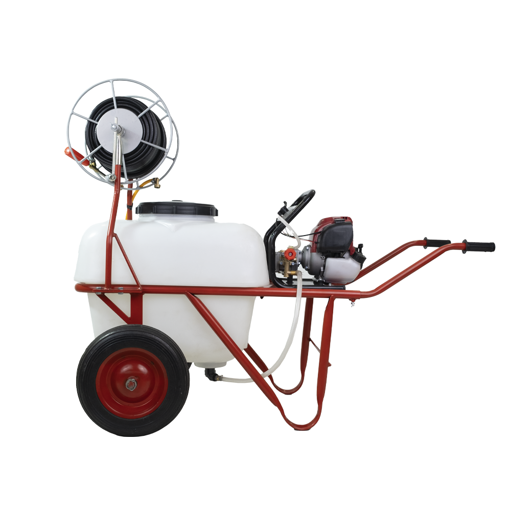 Pulverizador de carro Donker's 4T 12Bar 100L - Pulverizador de carro de 4 tiempos, 12 bares, capacidad de 100 litros.