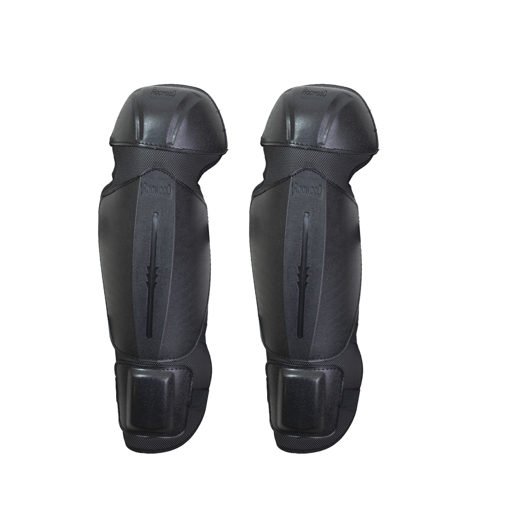 Black Protective Shin Guards - Black Protective Shin Guards