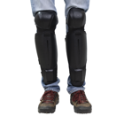 Black Protective Shin Guards - Black Protective Shin Guards