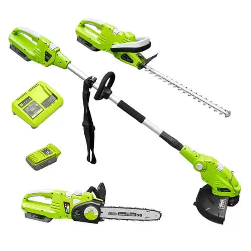 Conjunto Manutenção de Jardim Zipper  - Conjunto Manutenção de Jardim Zipper ZI-GPS40V-AKKU