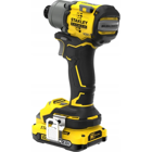 Atornillador de impacto Stanley V20 de 18 V y 2 baterías de 2 Ah - Atornillador de impacto Stanley V20 de 18 V y 2 baterías de 2 Ah