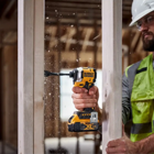 Kit DEWALT XR de 18 V + 3 baterías + cargador + 2 estuches DCK429P3T-QW - Kit de taladro DEWALT XR de 18 V - 3 baterías + cargador + 2 estuches