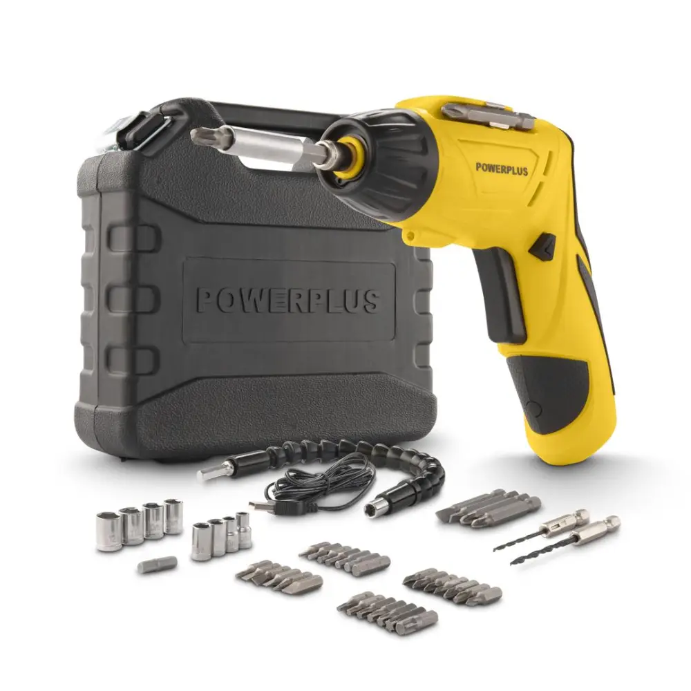 Destornillador Powerplus de 3,6 V + batería y cargador - Destornillador Powerplus de 3,6 V + batería y cargador