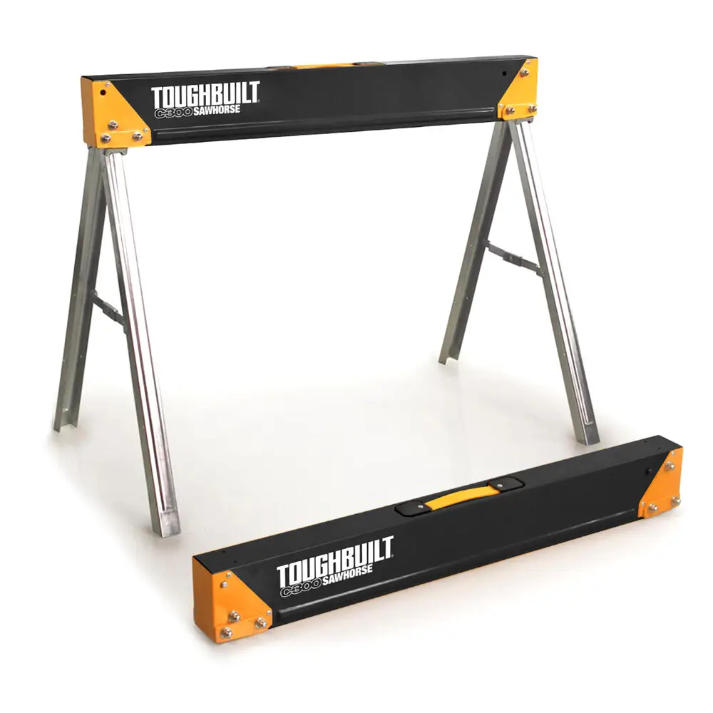 Pack 2 Cavaletes Dobráveis Ajustáveis ToughBuilt - Pack 2 Cavaletes Dobráveis Ajustáveis ToughBuilt