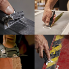 Faca e Raspador 2 em 1 ToughBuilt + 5 Lâminas - Faca e Raspador 2 em 1 ToughBuilt + 5 Lâminas