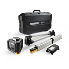 Kit Nível Laser Giratório 360º + Recetor Laser ToughBuilt - Kit Nível Laser Giratório 360º + Recetor Laser ToughBuilt