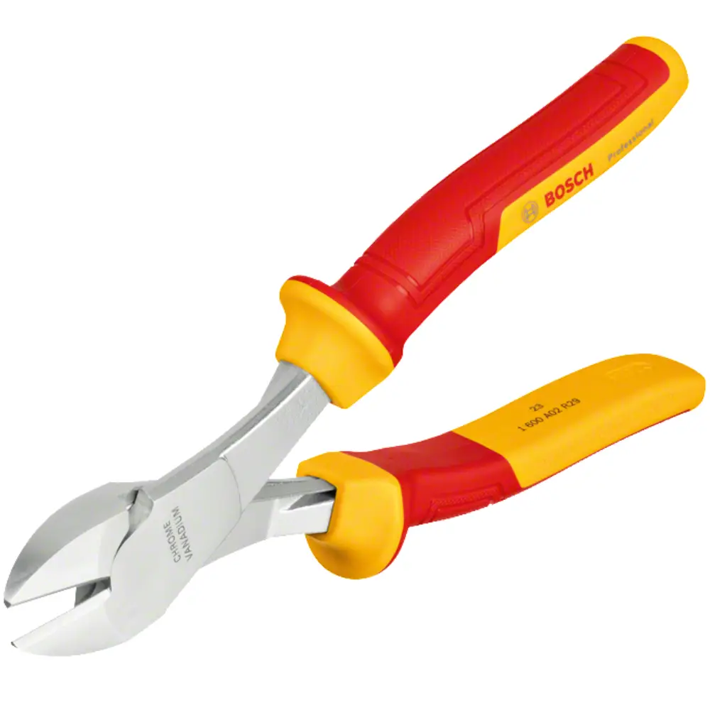 Bosch High Lever Side Cutting Pliers VDE 200 mm - Bosch VDE 200mm High Lever Side Cutting Pliers