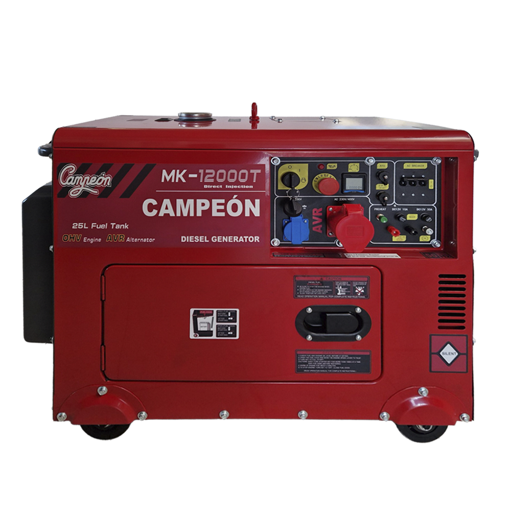 Three-Phase Diesel Generator 8.2 KVA Campeón MK 12000 T - Three-Phase Diesel Generator Campeón MK 12000 T 