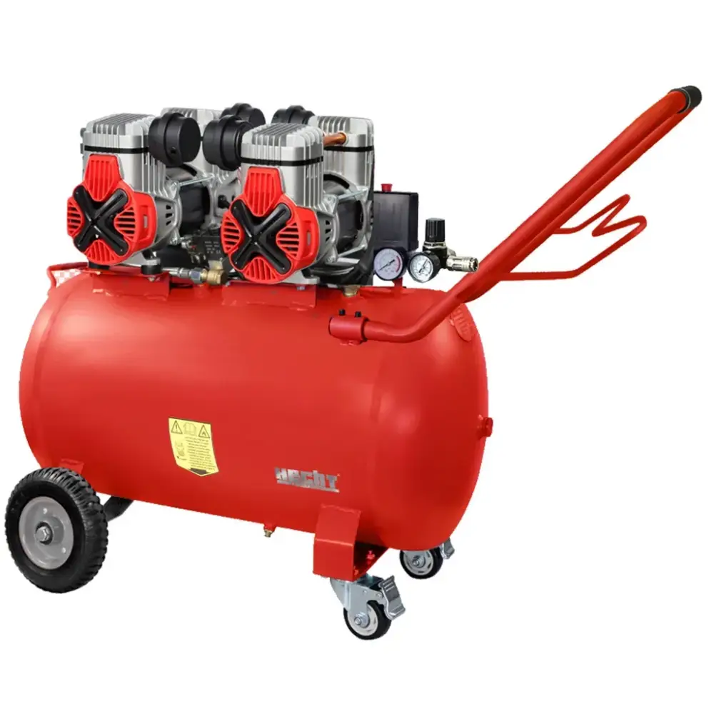 Compressor Silencioso 100L 8 Bars 2 Motores 3000W - Compressor Silencioso 100L 8 Bars 2 Motores 3000W