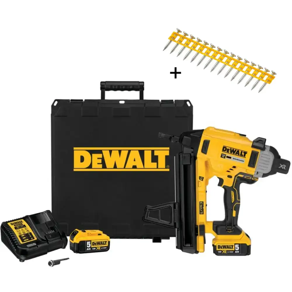 Kit DeWALT - Clavadora de hormigón sin escobillas + 50 clavos DCN890P2 DCN8901020 - Kit DeWALT - Clavadora de hormigón sin escobillas + 50 clavos DCN890P2 DCN8901020