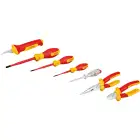 Conjunto de Ferramentas Manuais VDE Bosch 7 Peças - Conjunto de Ferramentas Manuais VDE Bosch 7 Peças
