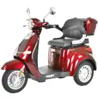 Scooter Elétrica Hecht 3 Rodas Citis Max Vermelha  - Scooter Elétrica Hecht 3 Rodas Citis Max Vermelha 