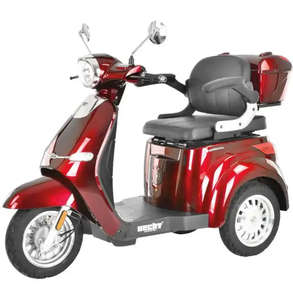 Scooter Elétrica Hecht 3 Rodas Citis Max Vermelha  - Scooter Elétrica Hecht 3 Rodas Citis Max Vermelha 