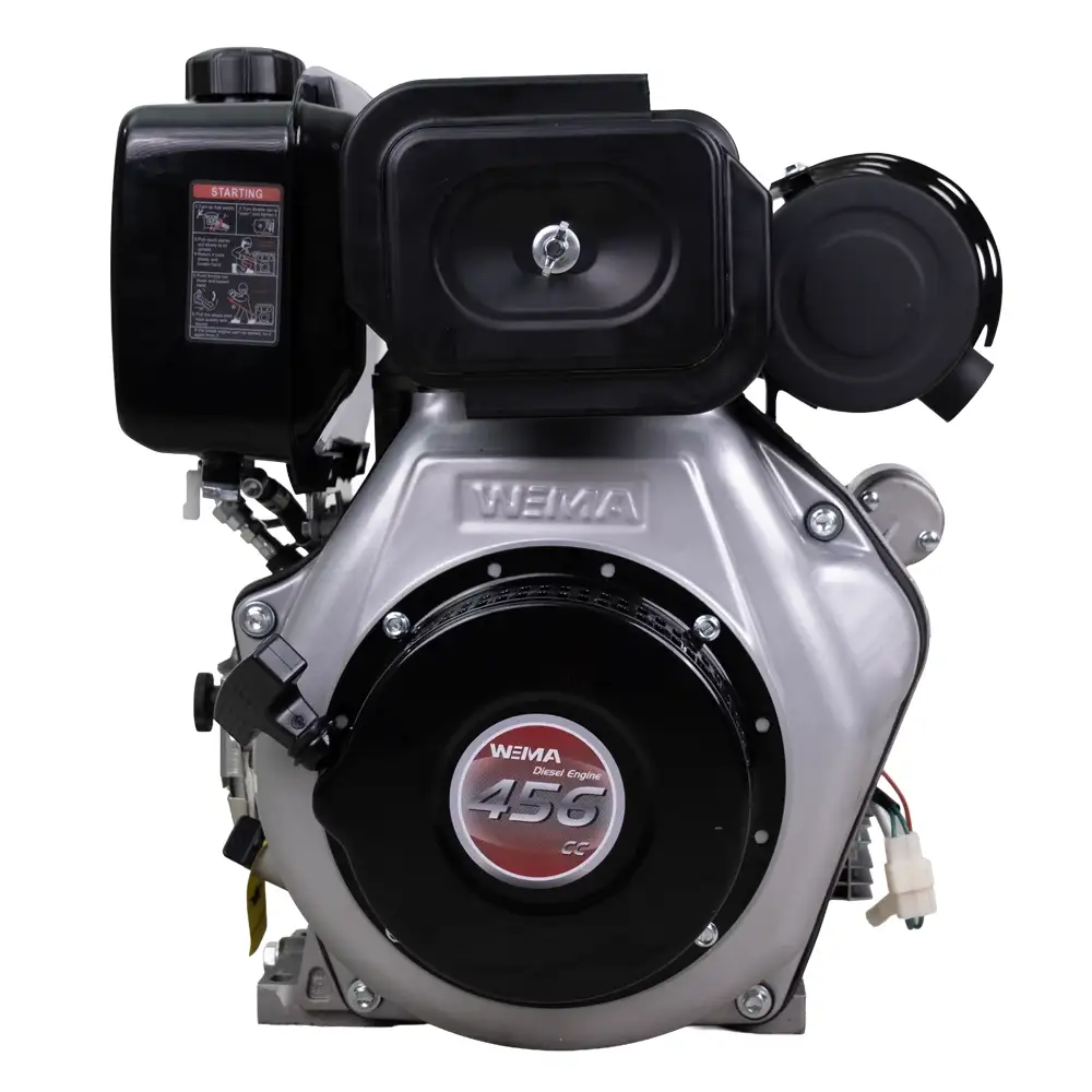 Motor Diesel 12hp 456cc Arranque Elétrico - Motor WM188FCV Weima 456cc Diesel