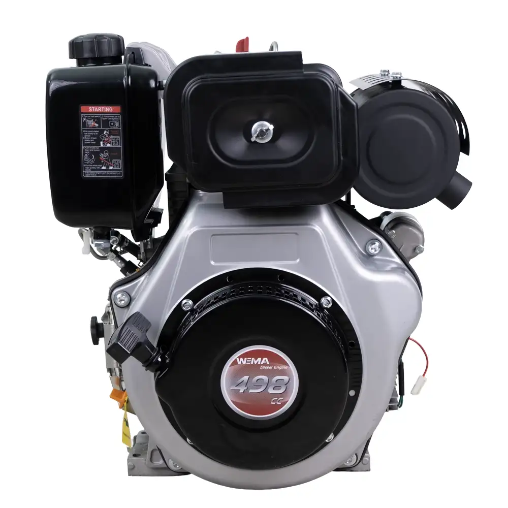 Motor Diesel 14hp 498cc Arranque Elétrico - Motor WM192FCV Weima 498cc Diesel