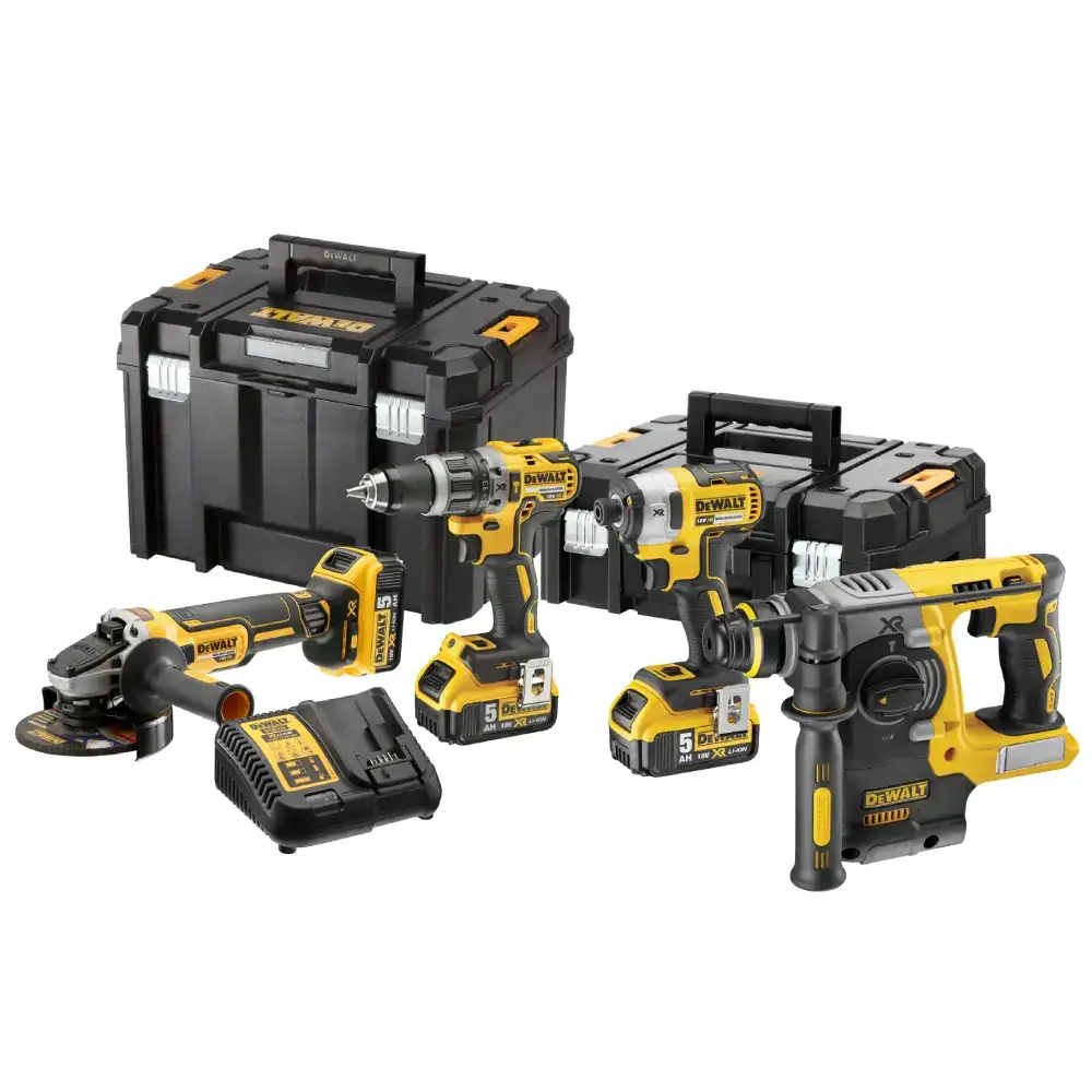 Kit Combo 4 Máquinas XR 18V Dewalt - Kit Combo 4 Máquinas XR 18V Dewalt