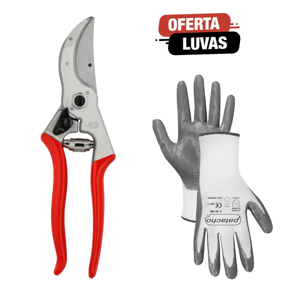 Felco 4 Pruning Shears with Free Size 9 Gloves - Felco 4 Pruning Shears with Free Size 9 Gloves
