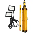 Suporte Extensível (60 - 160 cm) + 2 Projetores LED 30W - Suporte Extensível (60 - 160 cm) + 2 Projetores LED 30W