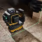 Medidor Laser Autonivelante Verde 3 Linhas 360º Dewalt - Medidor Laser Autonivelante Verde 3 Linhas 360º Dewalt