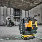 Medidor Laser Autonivelante Verde 3 Linhas 360º Dewalt - Medidor Laser Autonivelante Verde 3 Linhas 360º Dewalt