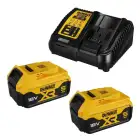 Kit Dewalt Berbequim Percussão + Martelo Eletropneumático 18V 5Ah DCK229P2T - Kit Dewalt Berbequim Percussão + Martelo Eletropneumático 18V 5Ah DCK229P2T