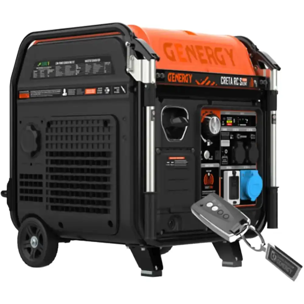 Gerador Silencioso Inverter Creta RC 7500W Genergy c/ Controlo Remoto - Gerador Silencioso Inverter Creta RC 7500W Genergy c/ Controlo Remoto
