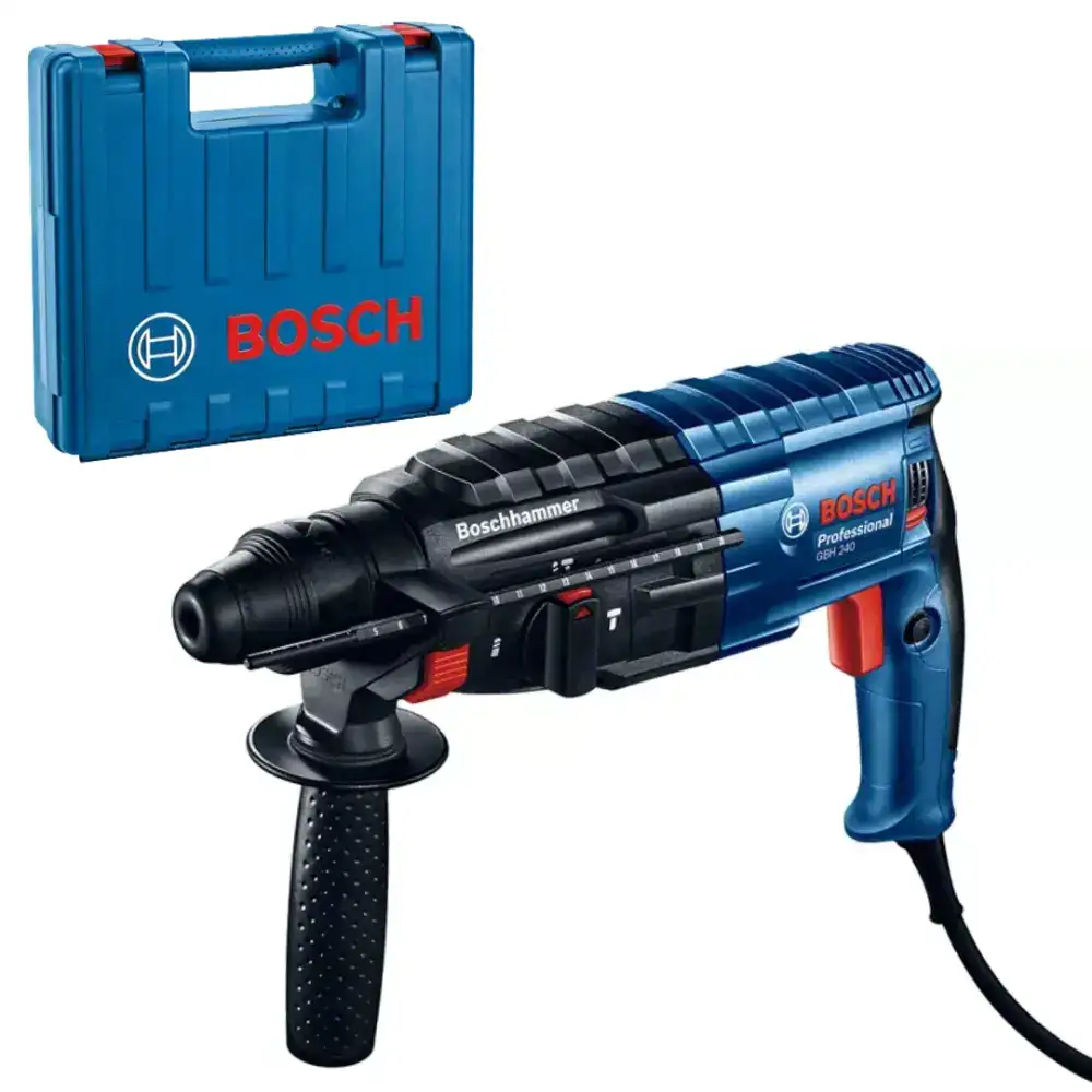 Bosch GBH 240 SDS Plus Rotary Hammer + Carrying Case - Bosch GBH 240 SDS Plus Rotary Hammer + Carrying Case