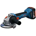 Bosch GWS 18V-8 Cordless Angle Grinder + 2 x 5Ah Batteries + Carrying Case - Bosch GWS 18V-8 Cordless Angle Grinder + 2 x 5Ah Batteries + Carrying Case