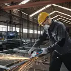 Bosch GWS 18V-8 Cordless Angle Grinder + 2 x 5Ah Batteries + Carrying Case - Bosch GWS 18V-8 Cordless Angle Grinder + 2 x 5Ah Batteries + Carrying Case