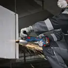 Bosch GWS 18V-8 Cordless Angle Grinder + 2 x 5Ah Batteries + Carrying Case - Bosch GWS 18V-8 Cordless Angle Grinder + 2 x 5Ah Batteries + Carrying Case