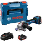Bosch GWS 18V-11 S Angle Grinder + 2 x 5 Ah Batteries + Carrying Case - Bosch GWS 18V-11 S Angle Grinder + 2 x 5Ah Batteries + Carrying Case