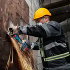 Bosch GWS 18V-11 S Angle Grinder + 2 x 5 Ah Batteries + Carrying Case - Bosch GWS 18V-11 S Angle Grinder + 2 x 5Ah Batteries + Carrying Case