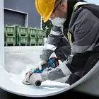 Bosch GWS 18V-11 S Angle Grinder + 2 x 5 Ah Batteries + Carrying Case - Bosch GWS 18V-11 S Angle Grinder + 2 x 5Ah Batteries + Carrying Case