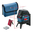 Nível Laser Combinado Bosch GCL 2-15 + Suporte Rotativo + Bolsa de Transporte - Nível Laser Combinado Bosch GCL 2-15 + Suporte Rotativo + Bolsa de Transporte