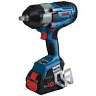 Chave de Impacto Bosch 18V-1000 + 2 Baterias 5.5 Ah + Carregador + Mala de Transporte - Chave de Impacto Bosch 18V-1000 + 2 Baterias 5.5 Ah + Carregador + Mala de Transporte