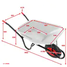 Carrinho de mão Hecht - Carrinho de mão Hecht 900160