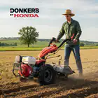 Motocultivador Donker´s MT390 Honda c/Fresa 80 CM - Motocultivador 15 HP Honda GX390