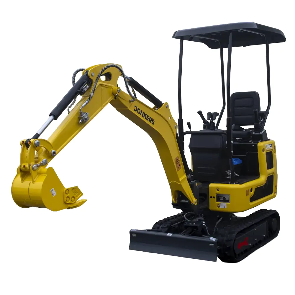Mini Giratória a Diesel Donker´s DK12 ECO c/motor Kubota - Mini Giratória a Diesel Donker´s DK12 ECO