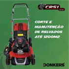 Corta Relva Gasolina Donker’s Honda GCV 170 CR51 5em1 c/ Tração - Corta Relva Gasolina Donker’s CR51 c/ Tração