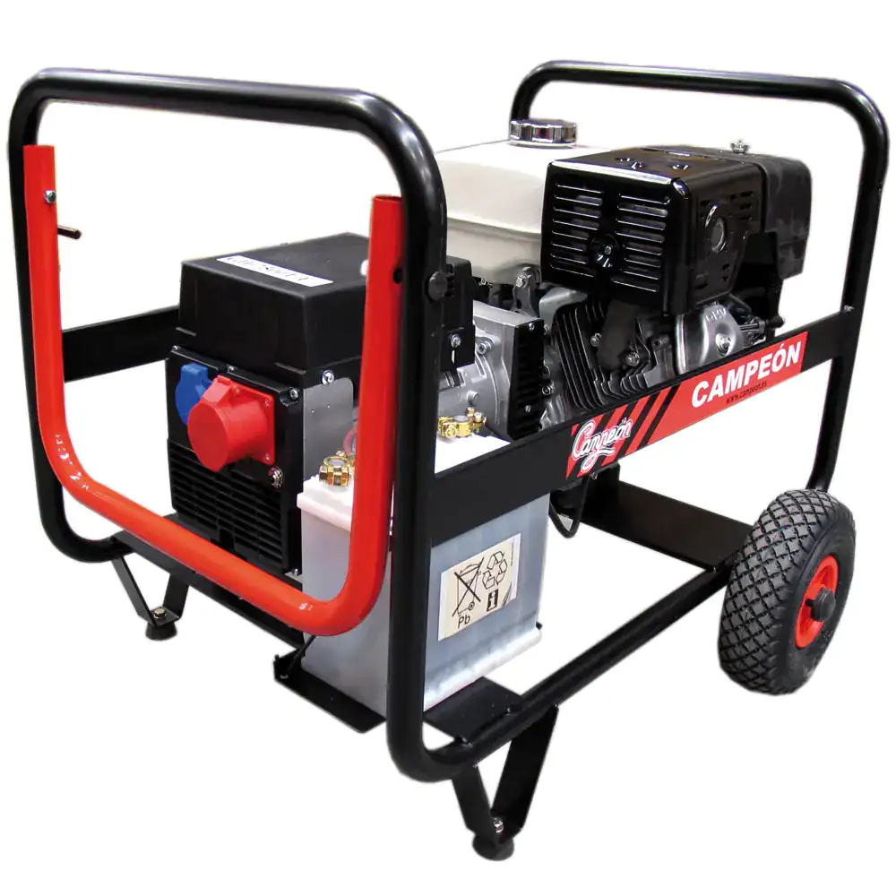 Gerador Gasolina Campeón 7.5 KVA/400V 3.5 KVA/230V GH-8000T       - Gerador Gasolina Campeón 7.5 KVA/400V 3.5 KVA/230V GH-8000T      