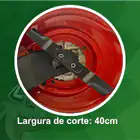 Donker’s CR40T 132cc Gasoline Lawn Mower with Self-Containing Wheels - Donker’s CR40 132cc Gasoline Lawn Mower with Self-Drive