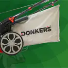 Donker’s CR40T 132cc Gasoline Lawn Mower with Self-Containing Wheels - Donker’s CR40 132cc Gasoline Lawn Mower with Self-Drive