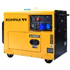 Kompak K6100SE 6.6 kVA Soundproof Diesel Generator with Electric Start - Kompak K6100SE 6.6 kVA Soundproof Diesel Generator with Electric Start