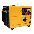 Gerador a Diesel Insonorizado 7.9 kVA Kompak K8000SE-T c/ Arranque Elétrico - Gerador a Diesel Insonorizado 7.9 kVA Kompak K8000SE-T c/ Arranque Elétrico